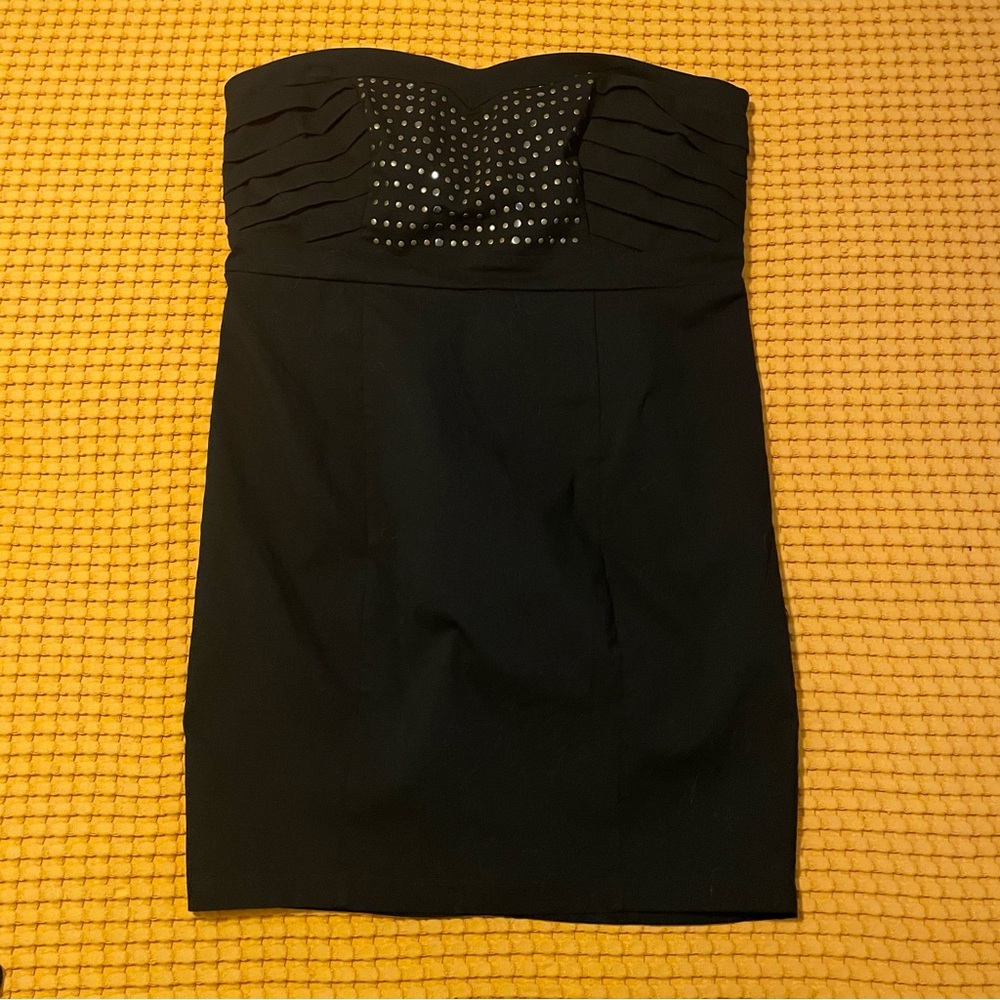 Torrid Black Studded Strapless Bodycon Dress Size 20
